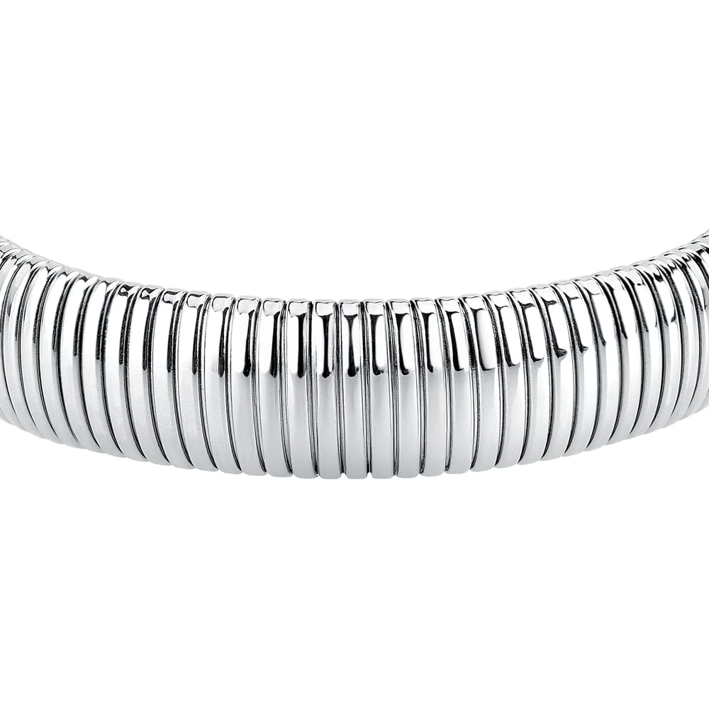 Bracciale Rigido Onda in Acciaio e Cristalli – Morellato SAZP13
