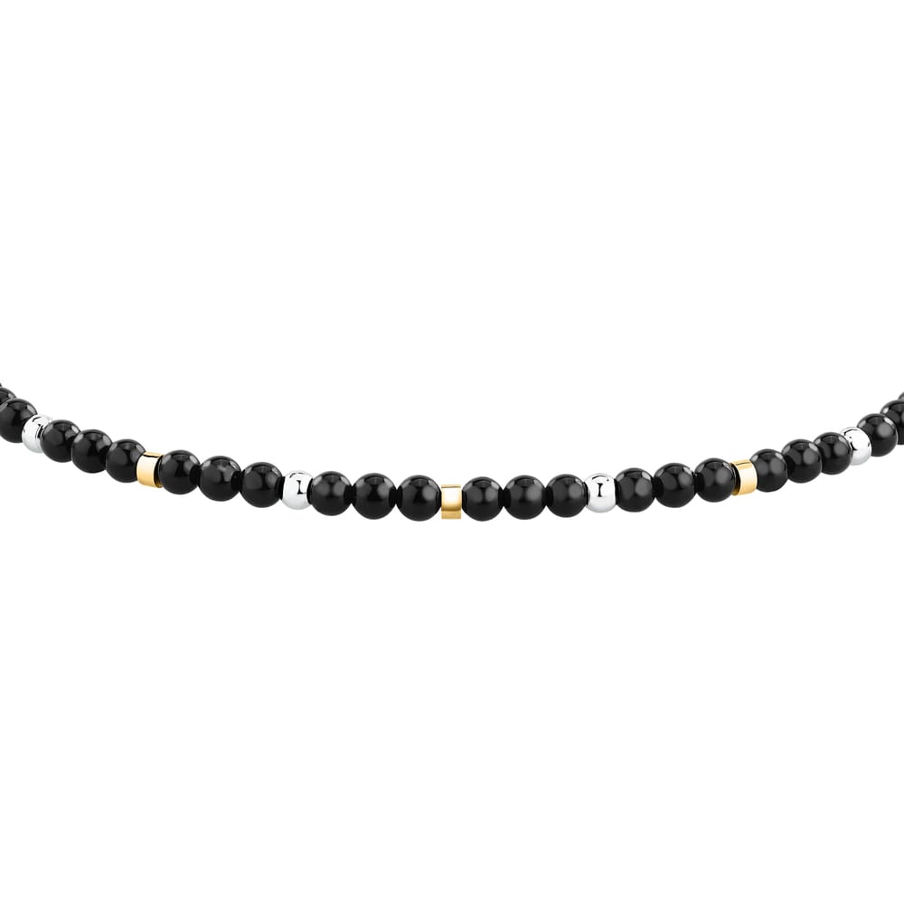 Bracciale Terra a Catena in Acciaio e Onice – Morellato S1759