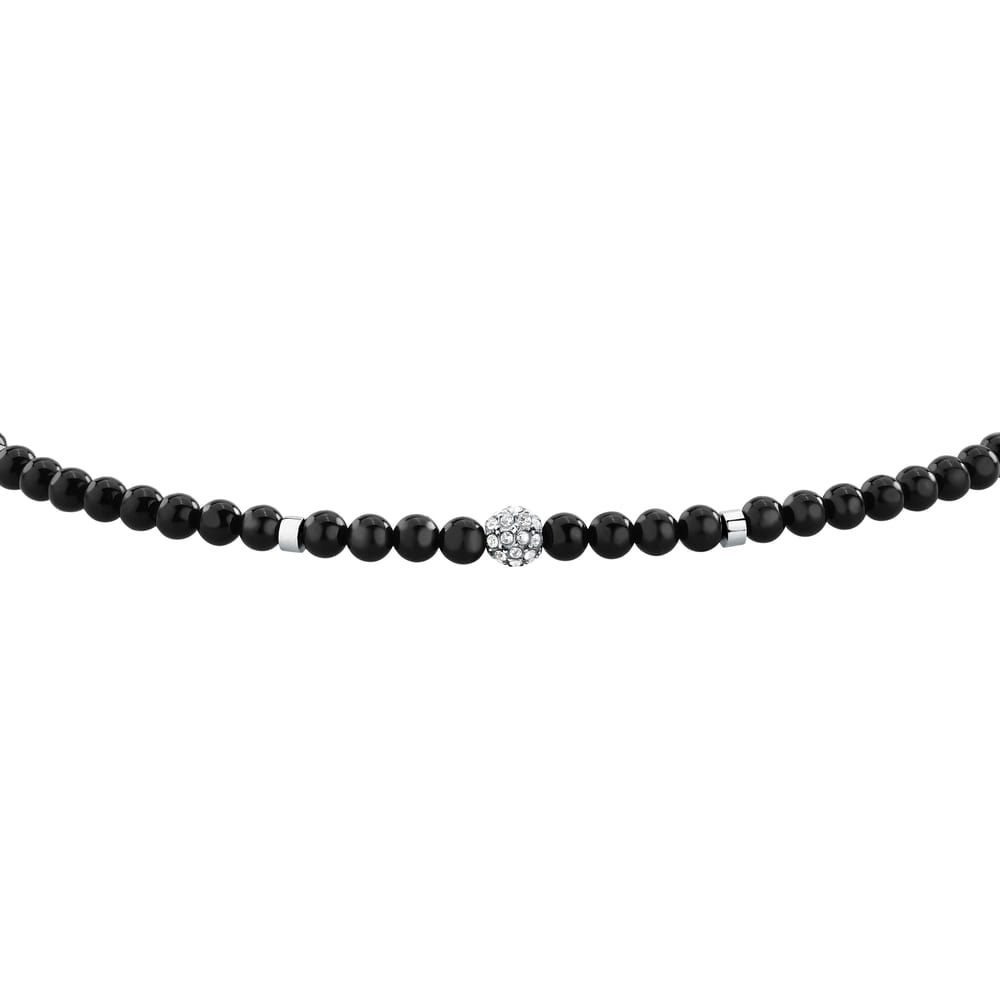 Bracciale Terra a Catena in Acciaio e Onice – Morellato S1762