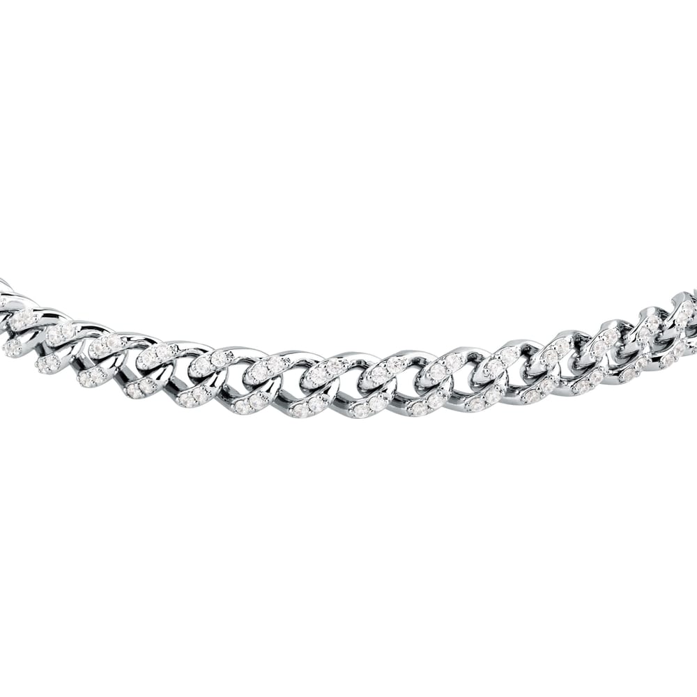Bracciale Trame in Argento e Zirconi Bianchi – Morellato SAAG09