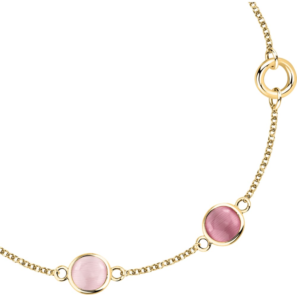 Bracciale Venezia a Catena in Argento Dorato e Occhio di Gatto – Morellato SAZM17