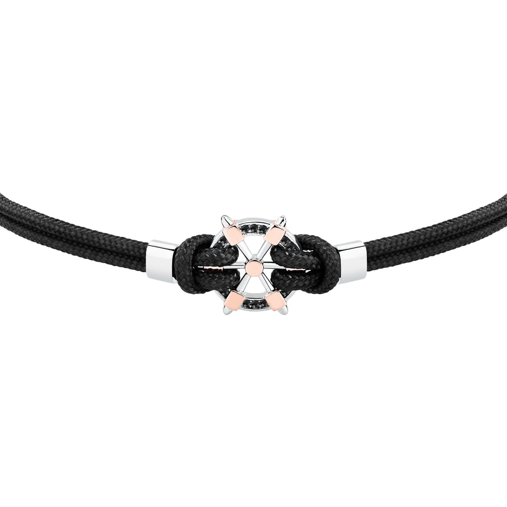 Bracciale Versilia in Acciaio e Cristalli Neri – Morellato SAHB19