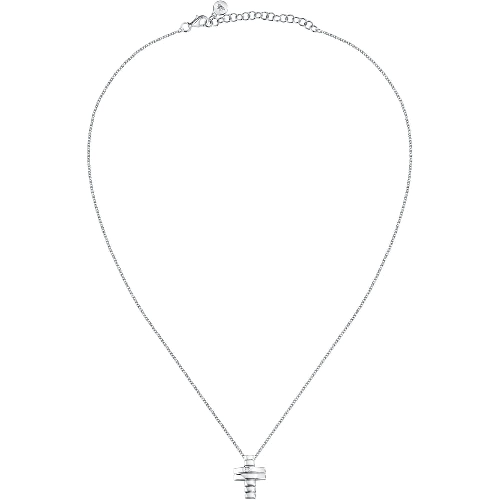Collana Diamonds con Pendente Croce in Argento e Diamante – Morellato SAYE01