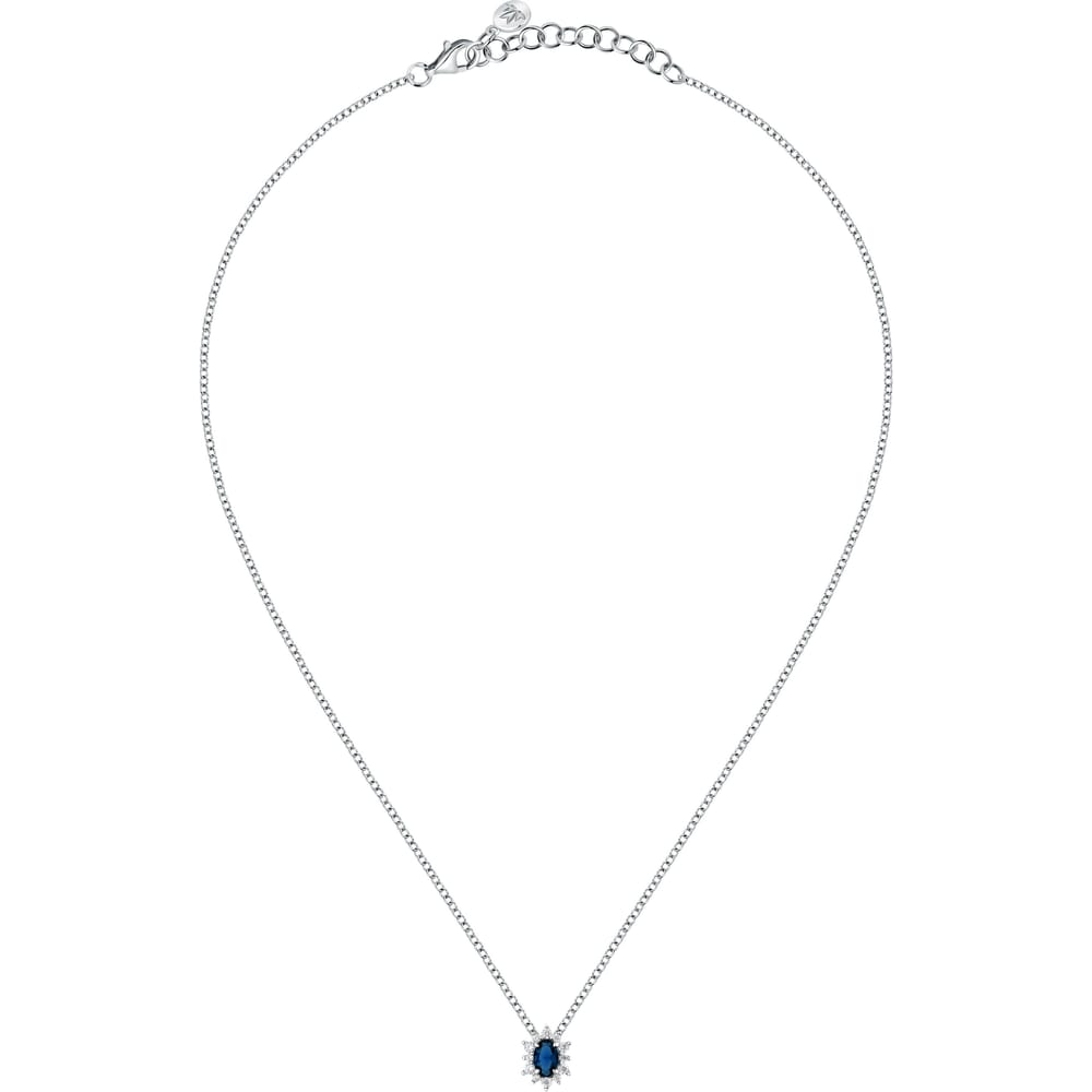 Collana Duchessa con Pendente in Argento e Zirconi Blu – Morellato SAIW150