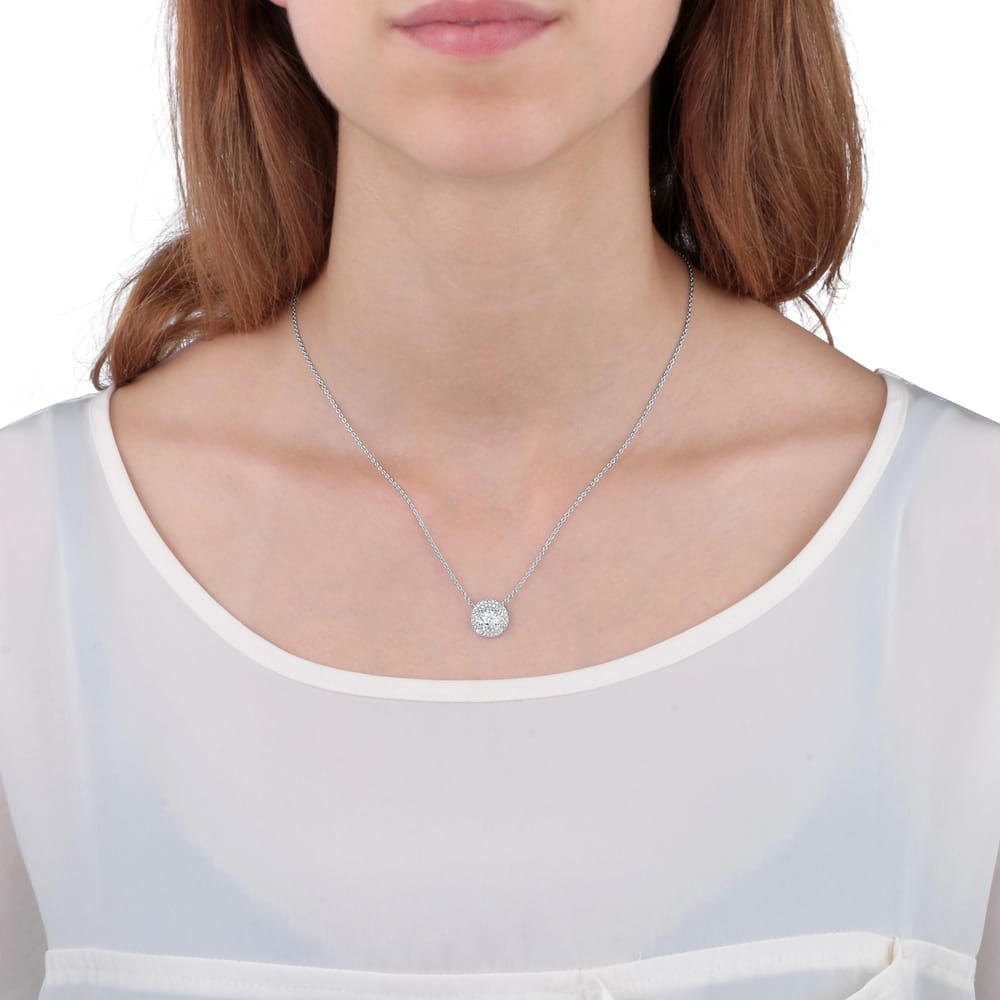 Collana Duchessa in Argento e Zirconi Bianchi – Morellato SAIW64 indossato