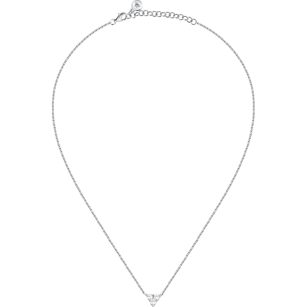 Collana Luminosa a Catena in Argento e Zirconi Bianchi – Morellato SAIW323