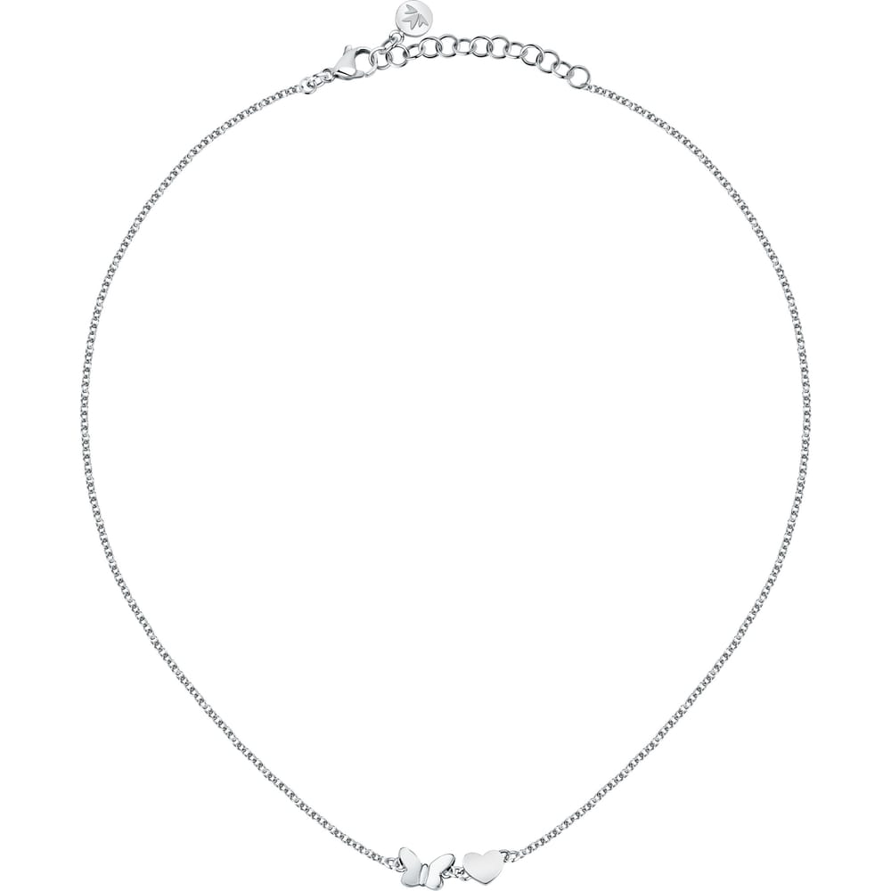 Collana Talismani Farfalla e Cuore in Acciaio – Morellato SAUN32
