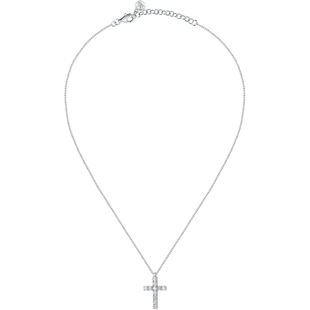Collana Tesori Croce in Argento e Zirconi – Morellato SAIW117