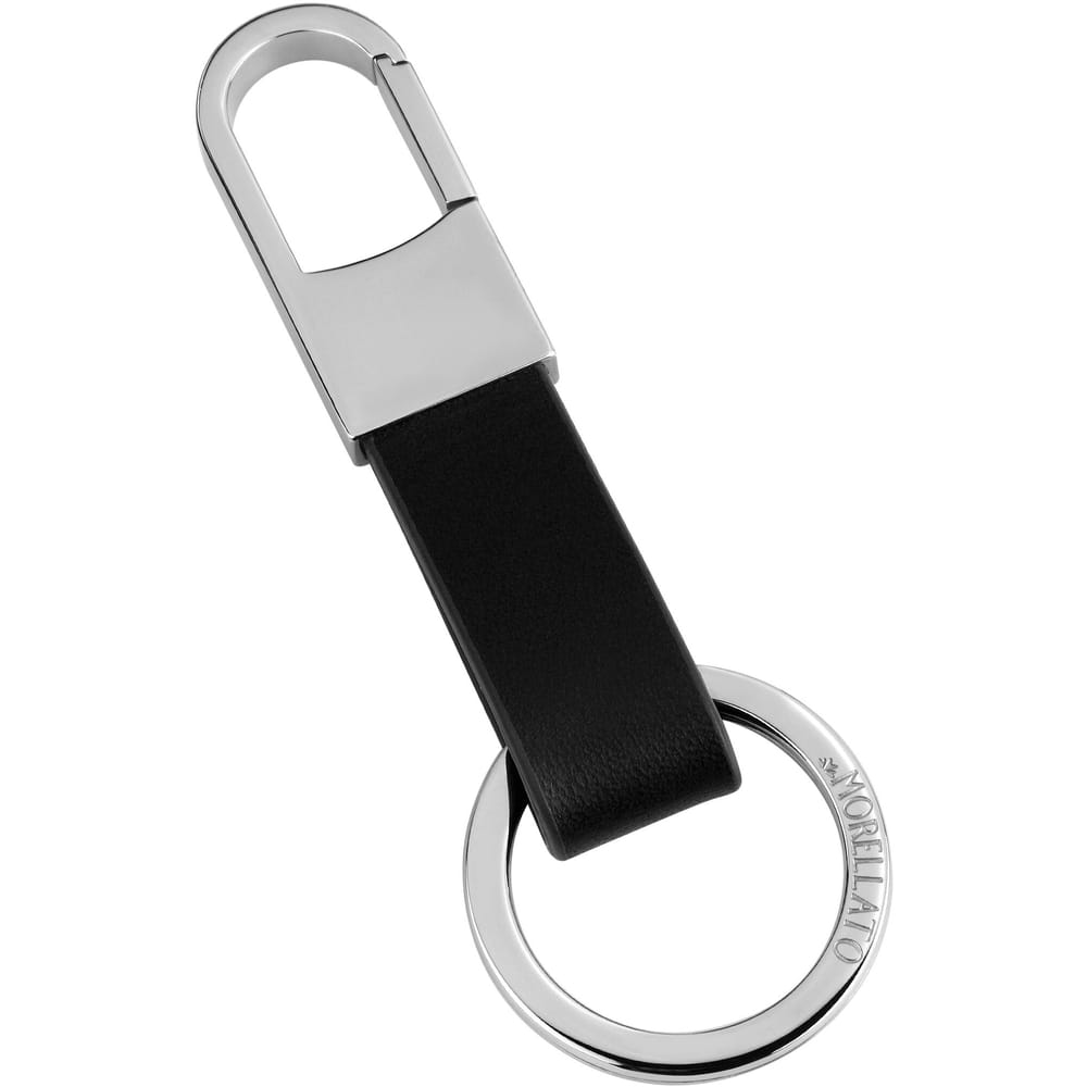 Portachiavi Prestige in Acciaio e Pelle – Morellato SU0643