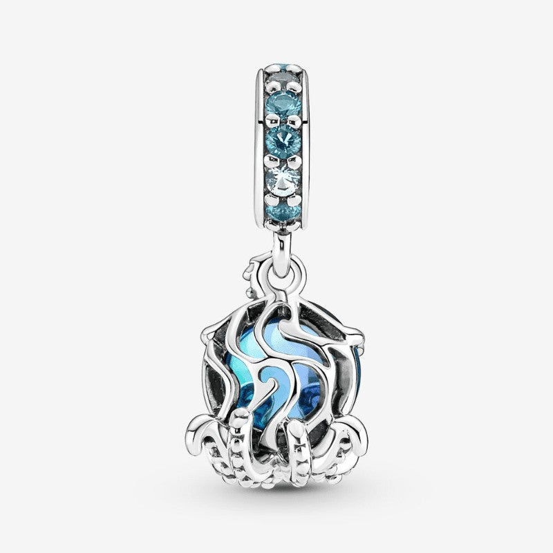 Charm Pendente Polpo Vetro di Murano