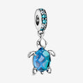 Charm Pendente Tartaruga Marina Vetro di Murano