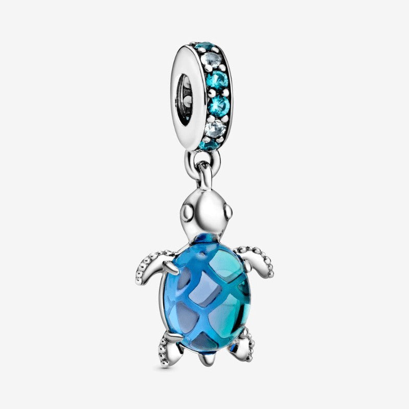 Charm Pendente Tartaruga Marina Vetro di Murano
