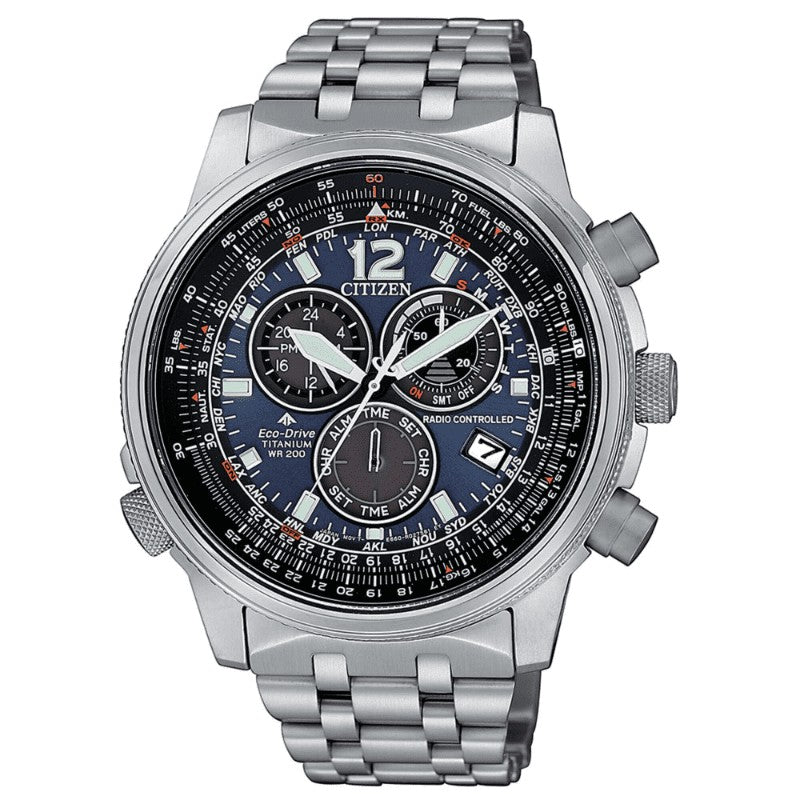 CITIZEN | Radiocontrollato Crono Pilot Super Titanio