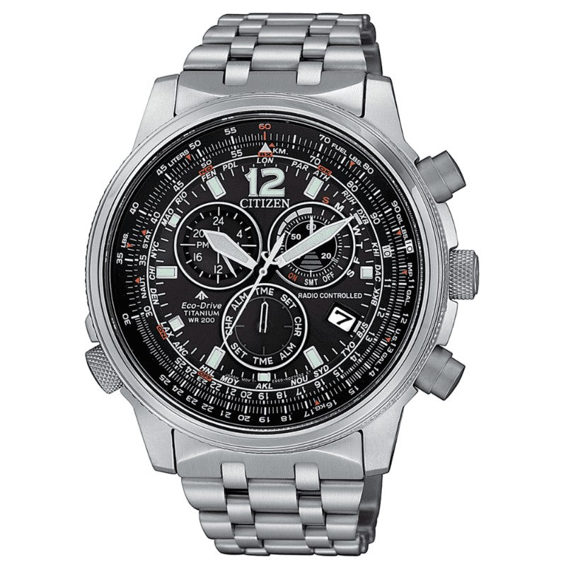 CITIZEN | Radiocontrollato Crono Pilot Super Titanio