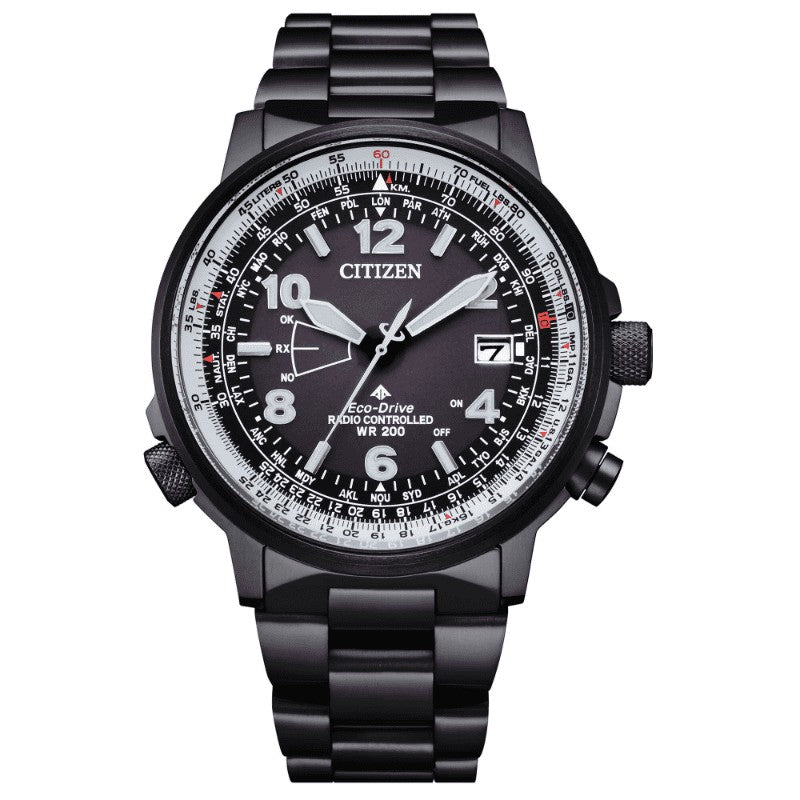 CITIZEN | Radiocontrollato Pilot Acciaio