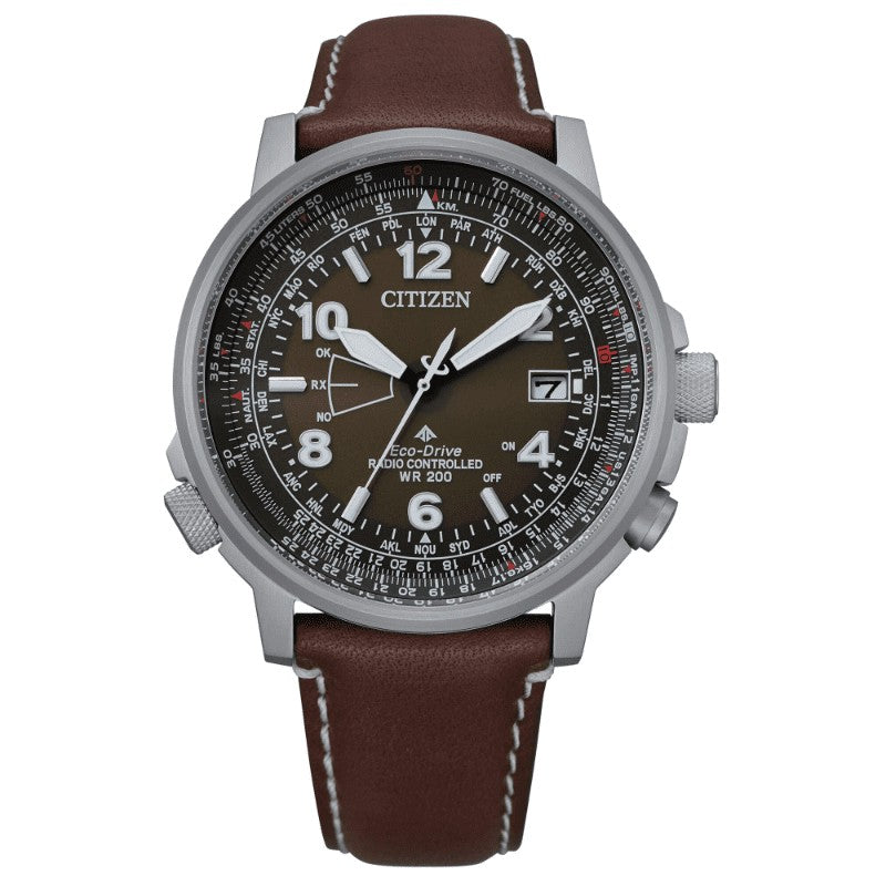 CITIZEN | Radiocontrollato Pilot Acciaio