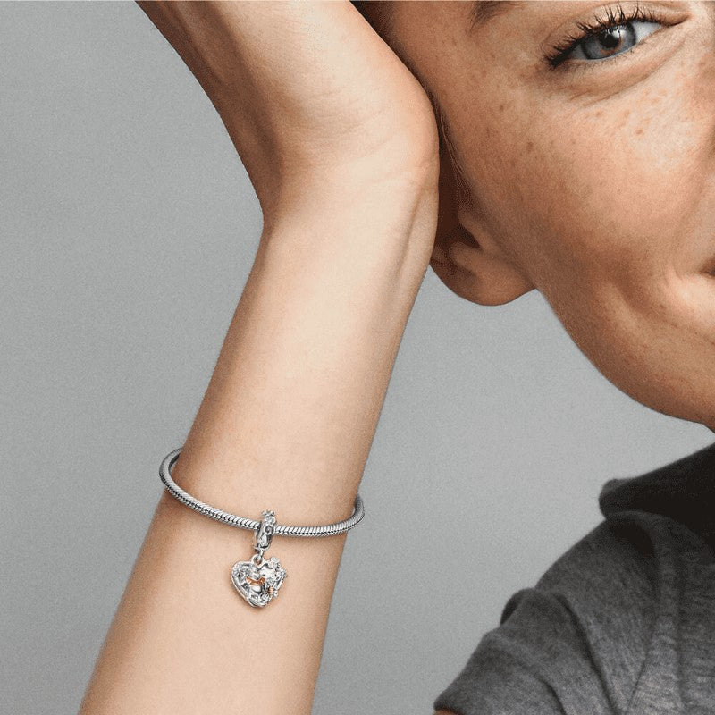 Charm pendente Disney, Winnie the Pooh, Pendente Winnie e Pimpi
