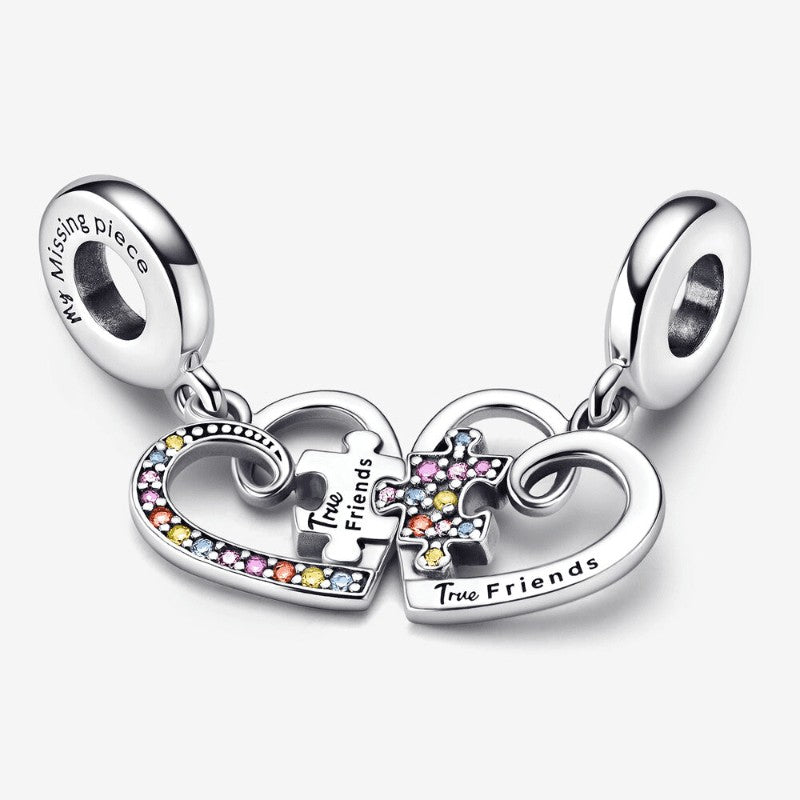Charm Pendente Puzzle dell'Amicizia Divisibile