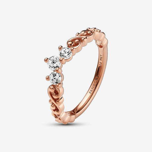 Anello Tiara Orientale Oro Rosa