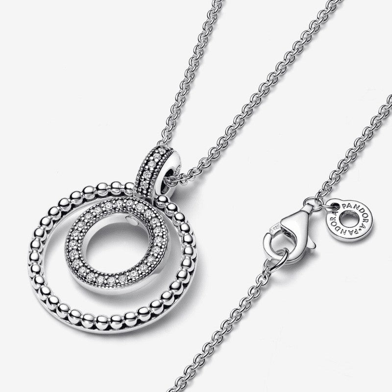 Collana con Pavé e Sfere