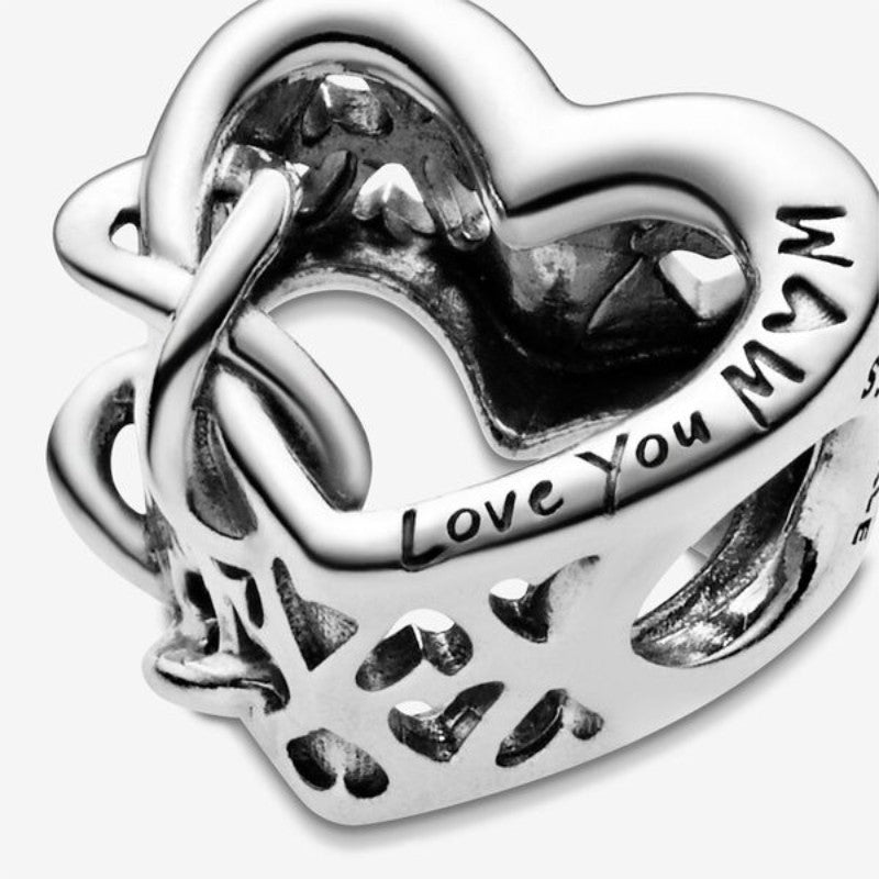 Charm Openwork Cuore "Ti Amo Mamma"