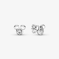 Disney, orecchini a lobo Silhouette Mickey Mouse e Minnie