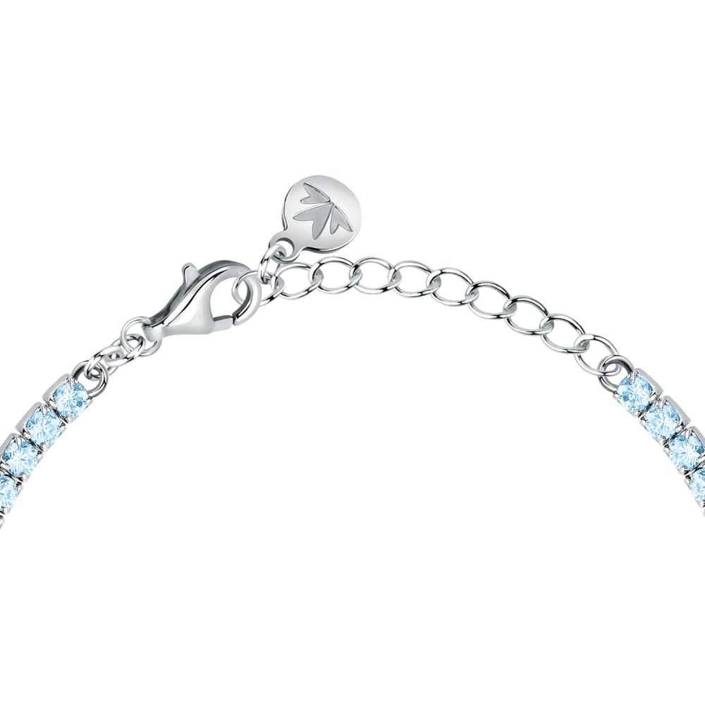 Bracciale Tennis Infinito in Argento e Zirconi Blu – Morellato SABD09