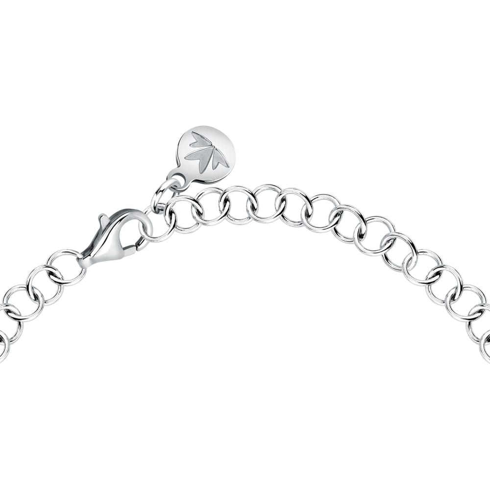 Bracciale Nobile a Catena Cuore in Argento e Zirconi Bianchi – Morellato SAZK05
