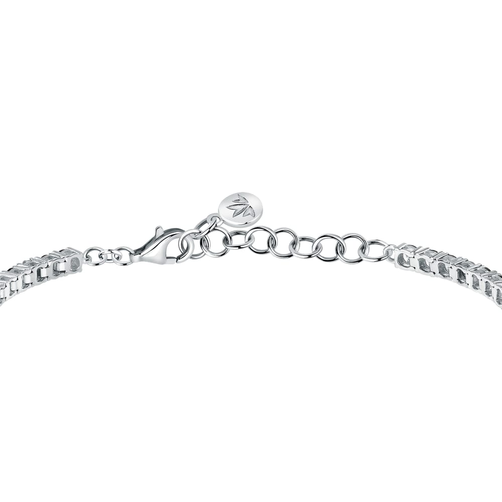 Bracciale Tennis Tesori in Argento e Zirconi Neri – Morellato SAIW229