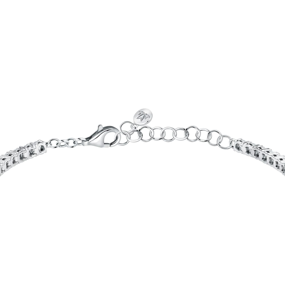Bracciale Tennis Tesori Cuore in Argento e Zirconi Verdi – Morellato SAIW235