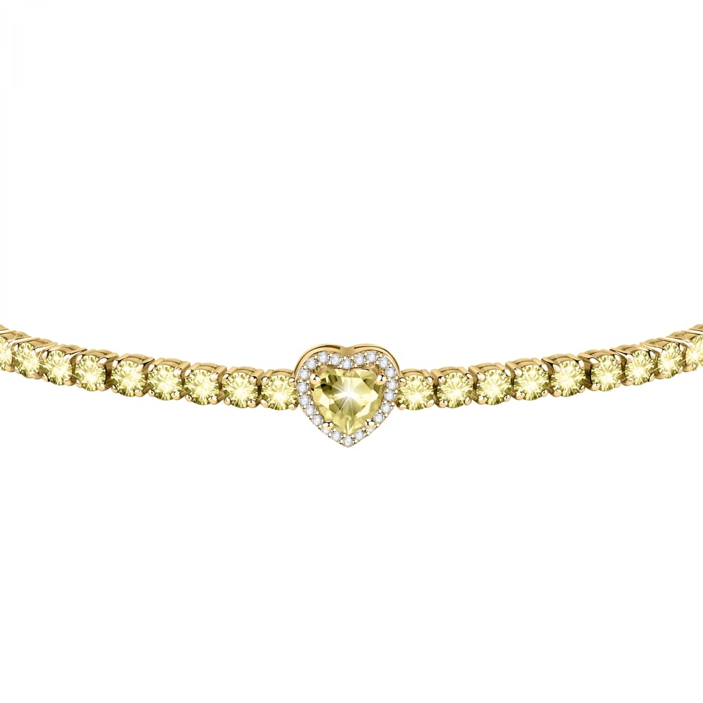 Bracciale Tesori in Argento Dorato e Cristalli – Morellato SAVB10