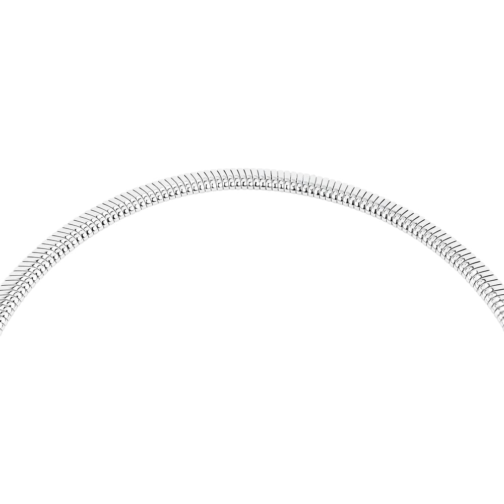 Collana Onda a Catena in Acciaio e Cristalli Bianchi – Morellato SAZP02