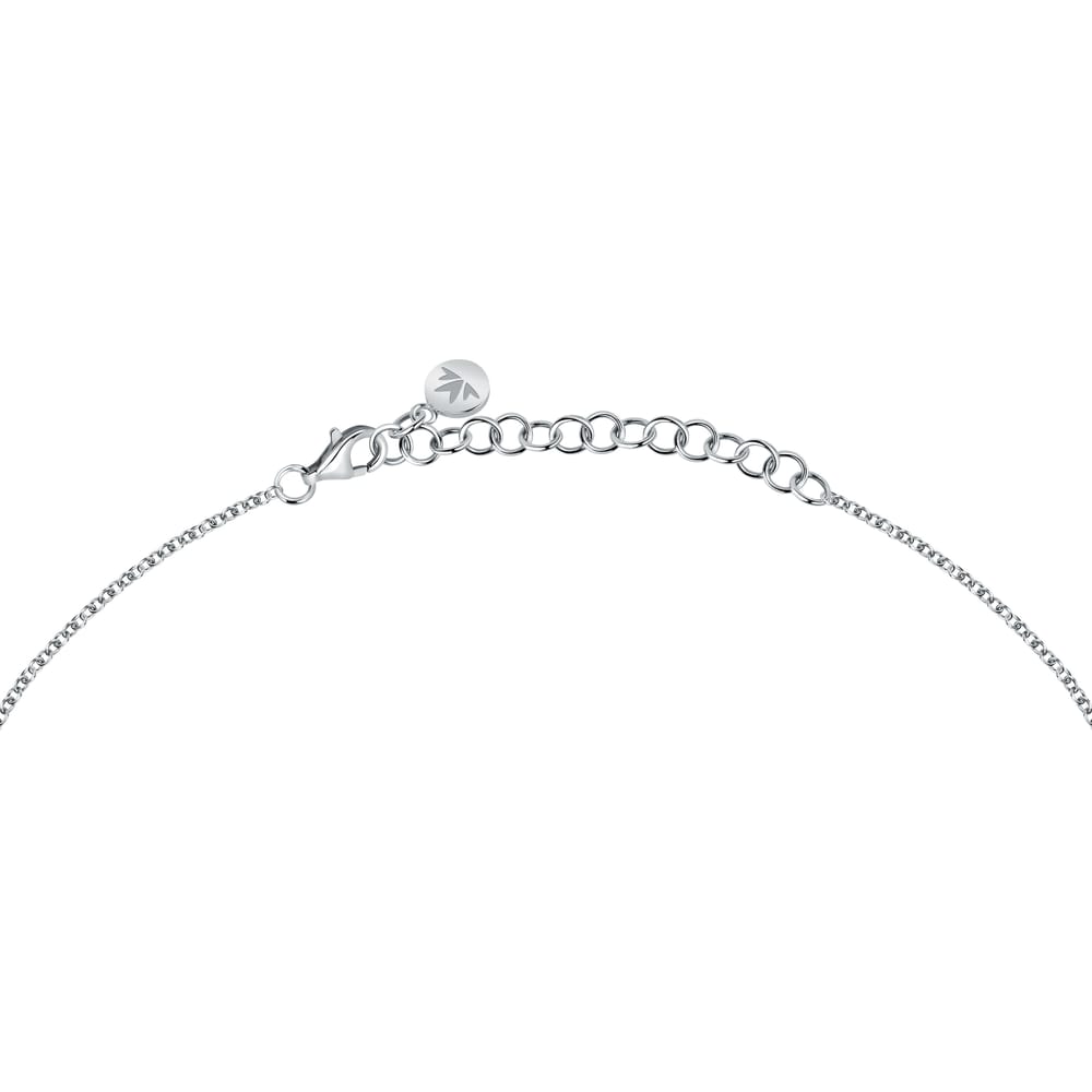 Collana Perla con Pendente in Argento e Zirconi Bianchi – Morellato SXU55