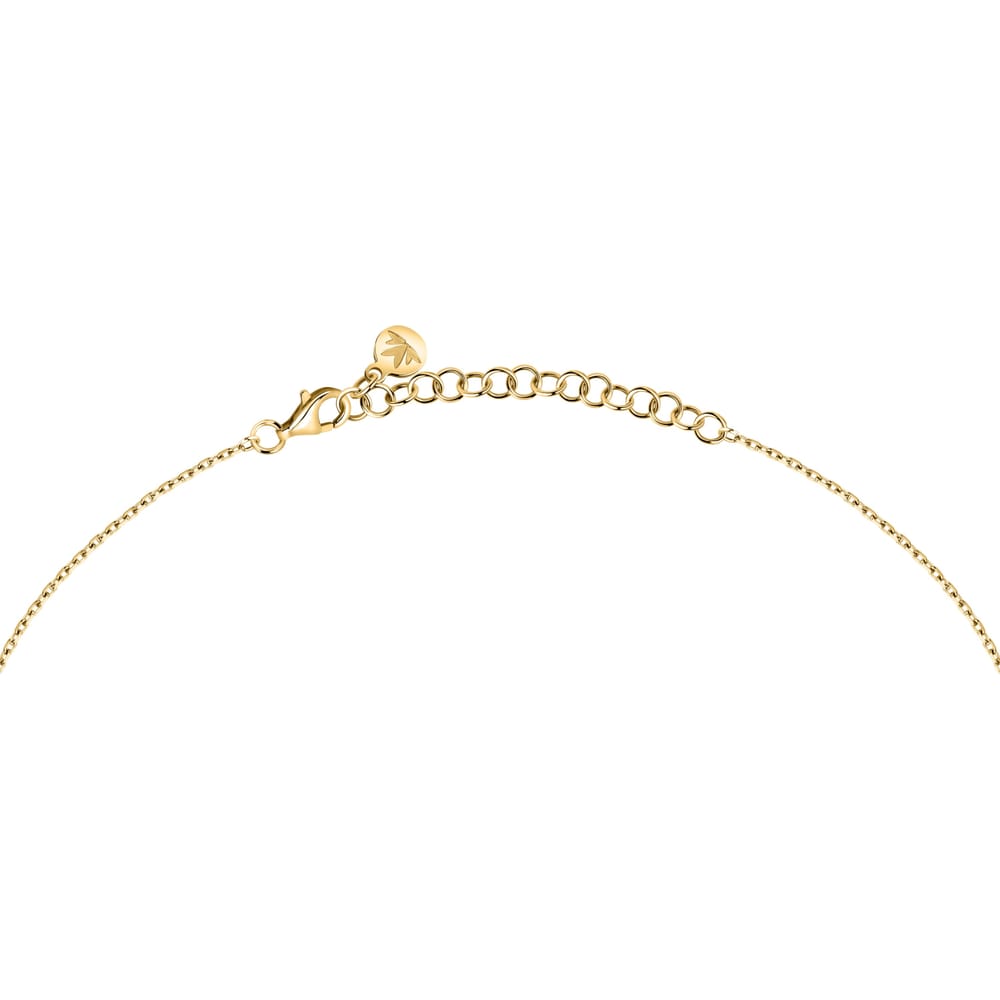 Collana Riflessi con Pendente in Argento Dorato e Zirconi Bianchi – Morellato SABC01