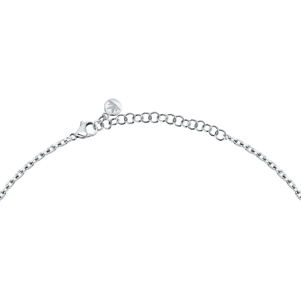 Collana Talismani Albero della Vita in Acciaio e Cristalli Bianchi – Morellato SAQE46