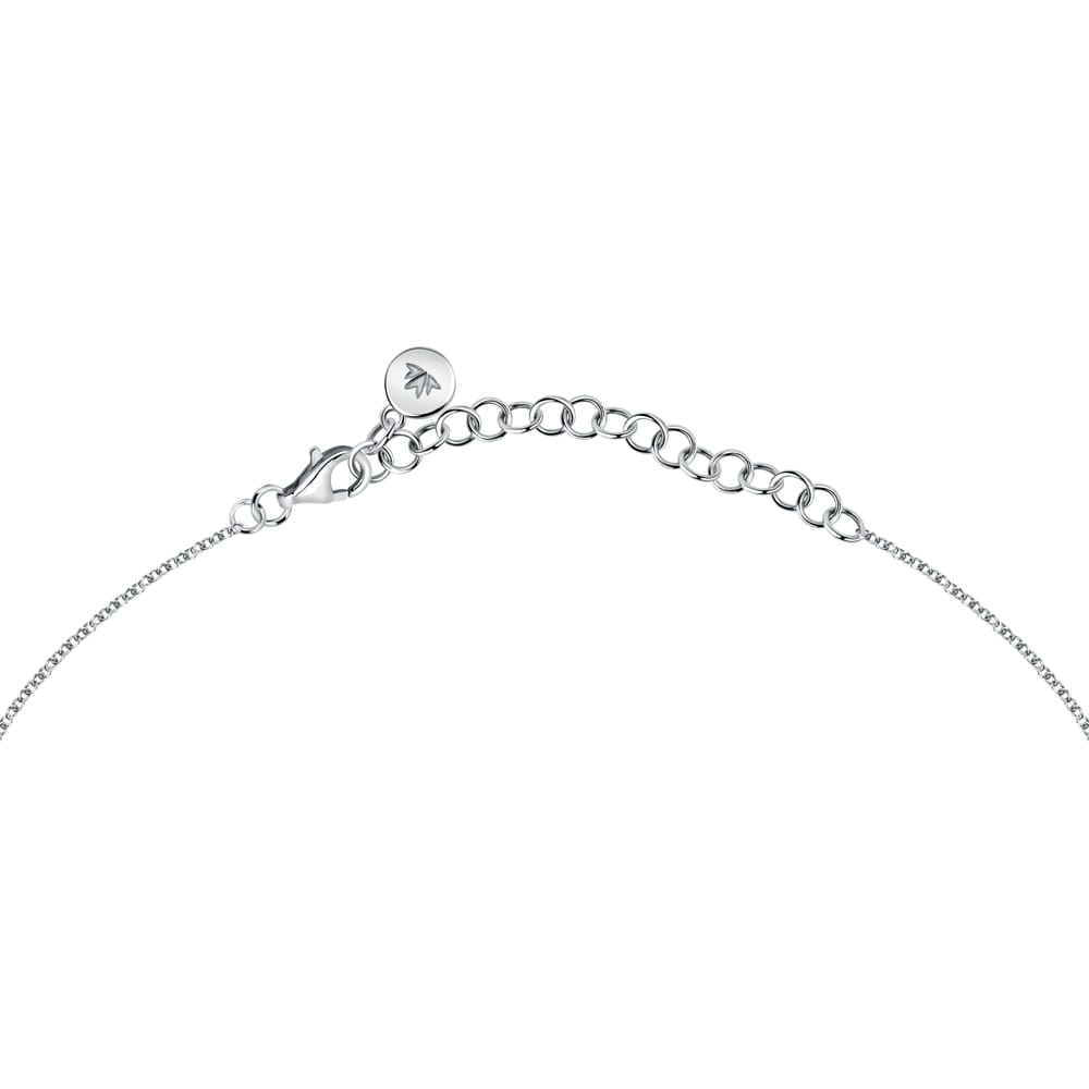Collana Talismani con Pendente Cuore in Acciaio e Cristalli Bianchi – Morellato SAVZ14