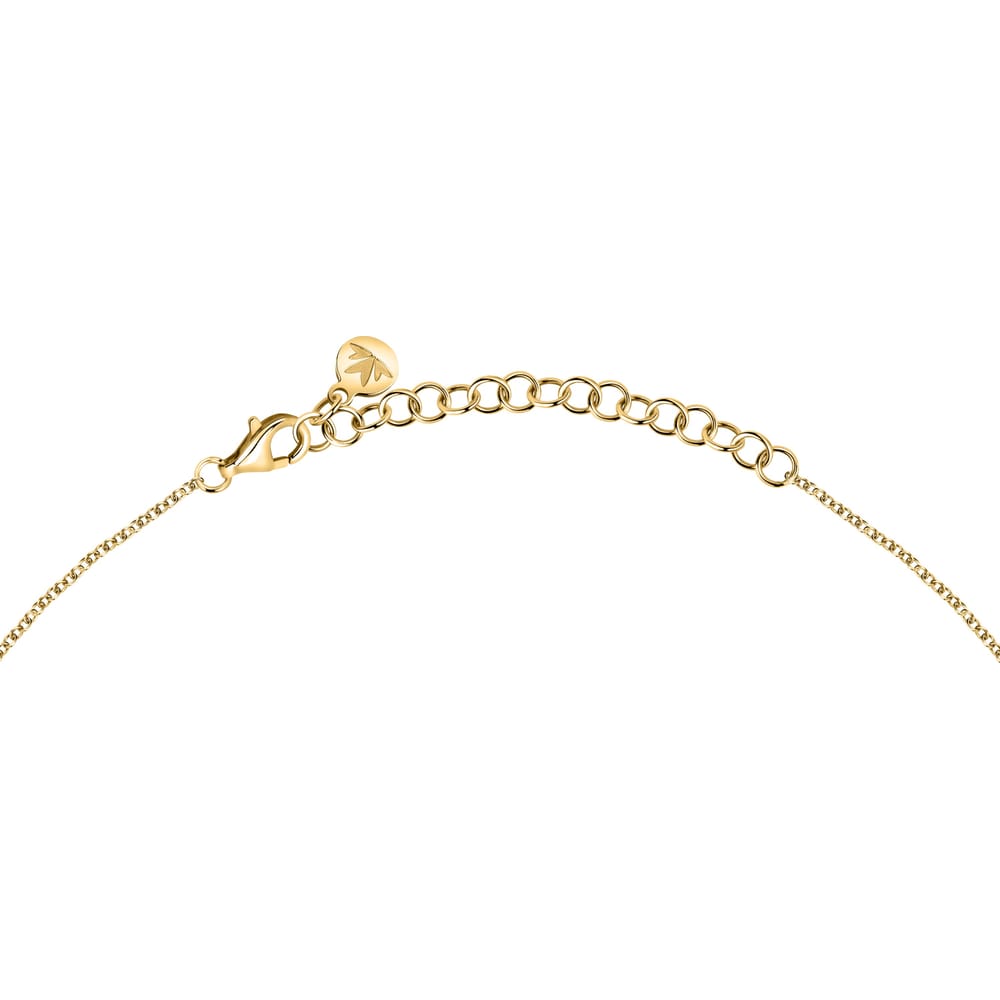 Collana Venezia a Catena in Argento Dorato e Occhio di Gatto – Morellato SAZM13