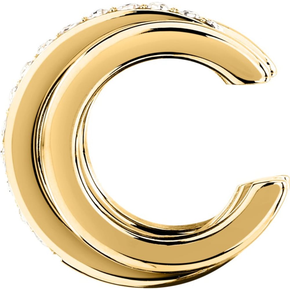 Mono Orecchino Earcuff a Cerchio in Acciaio Dorato e Cristalli Bianchi – Morellato SAUP41
