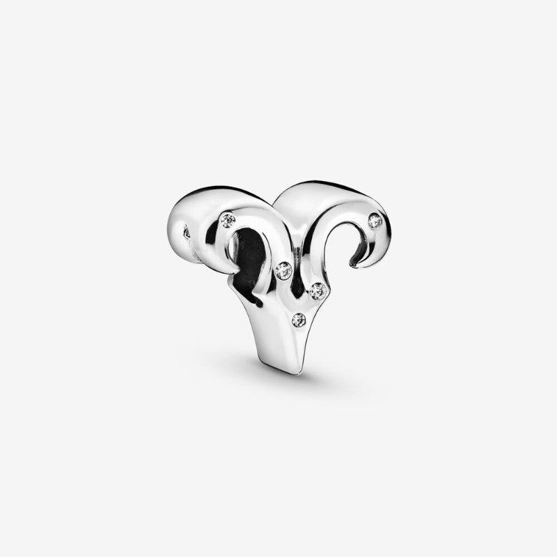 Charm dello zodiaco Ariete scintillante