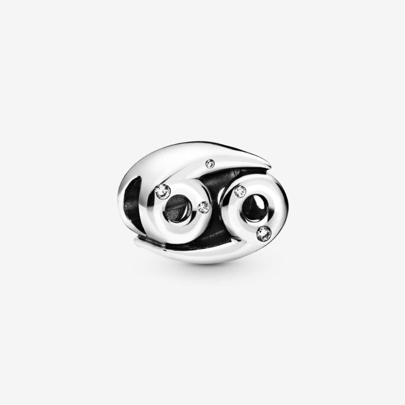 Charm dello zodiaco Cancro scintillante