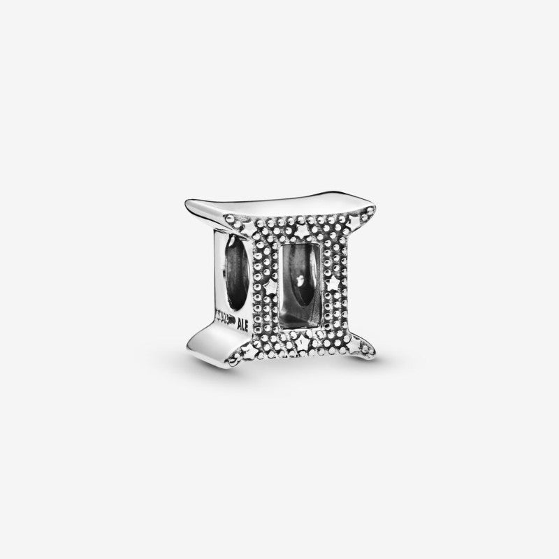 Charm dello zodiaco Gemelli scintillante