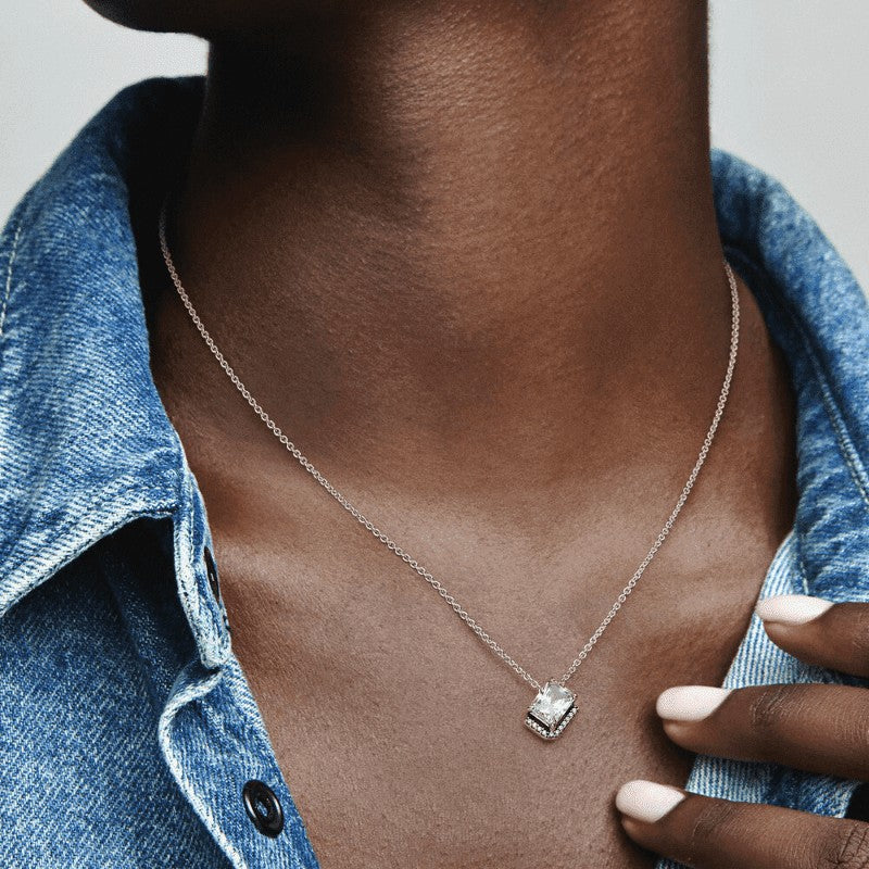 Collana Punto Luce Rettangolo