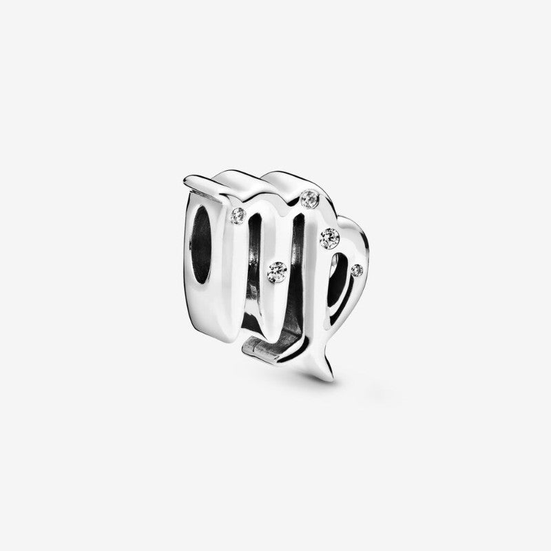 Charm dello zodiaco Vergine scintillante