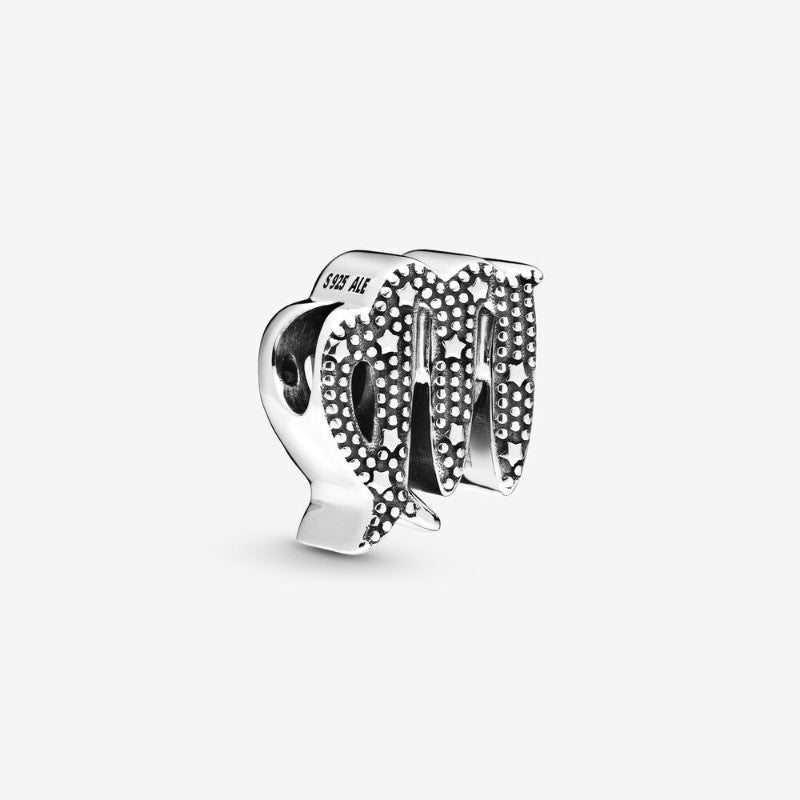 Charm dello zodiaco Vergine scintillante