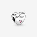 Charm a cuore Sorella