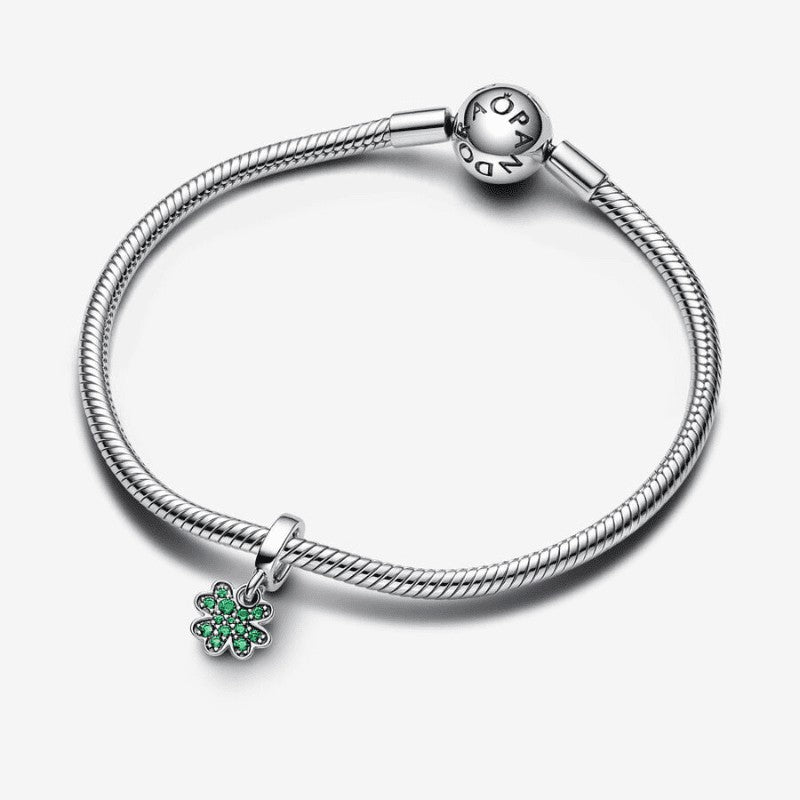 Charm Pendente Quadrifoglio Verde Piccolo