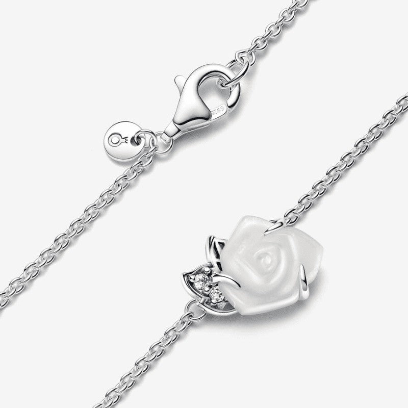 Collana Rosa Bianca