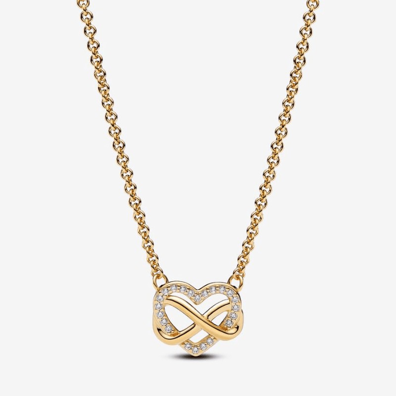 Collana Cuore Infinito Pietre Luminose
