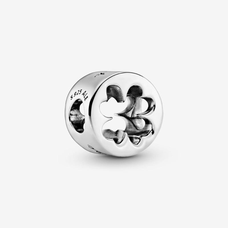 Charm openwork con quadrifoglio Fortuna