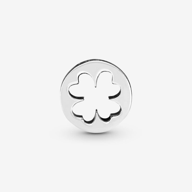 Charm openwork con quadrifoglio Fortuna